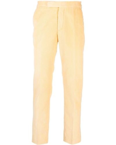 Polo Ralph Lauren Cotton Corduroy Slim-fit Pants - Natural