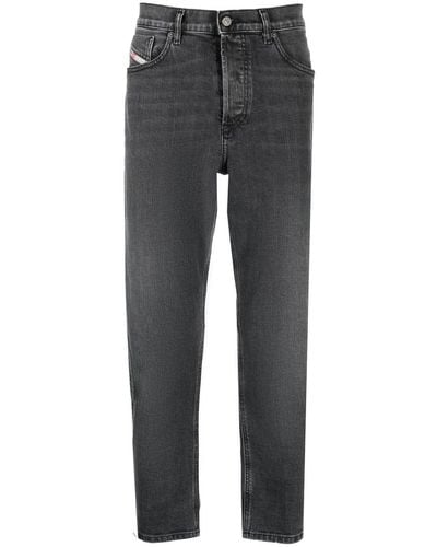 DIESEL Straight-leg Denim Jeans - Gray