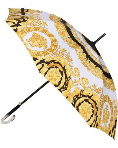 Versace Regenschirm mit Barocco-Print - Mettallic