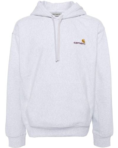 Carhartt Embroidered-logo hooded sweatshirts - Weiß