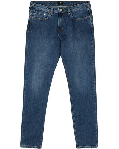 PS by Paul Smith Halbhohe Tapered-Jeans - Blau