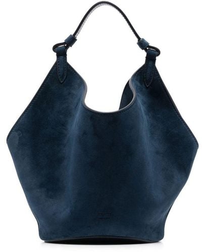 Khaite Mini Lotus Handtasche - Blau