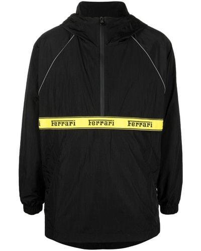 Ferrari Recycled Zip-up Jacket - Black