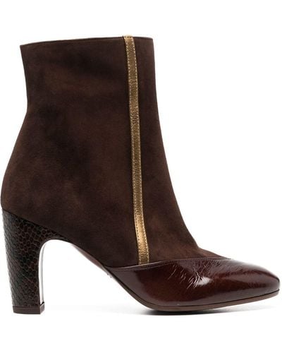 Chie Mihara Ewan 75mm Leather Ankle Boots - Brown