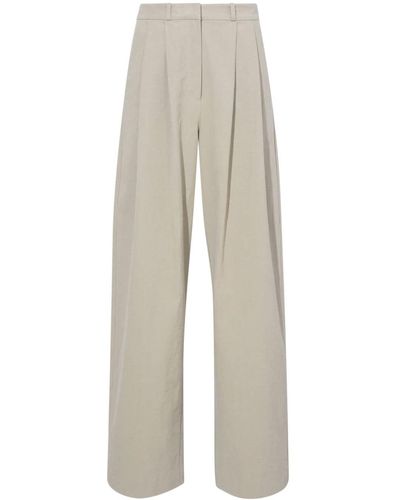 Proenza Schouler Pantaloni sartoriali a vita alta Amber - Bianco