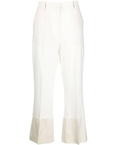 Wales Bonner Harmony Straight-leg Wool Trousers - White