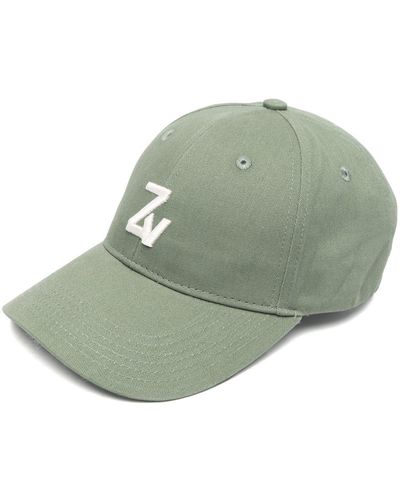 Zadig & Voltaire Baseballkappe mit Logo-Stickerei - Grün