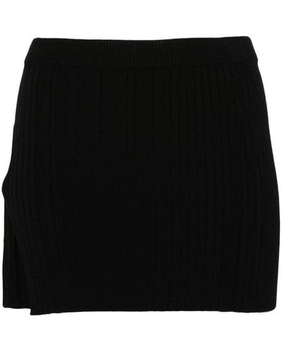 MISBHV Knitted Mini Skirt - Black