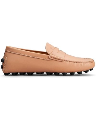 Tod's Gommino Macro 52k Leather Loafers - Brown