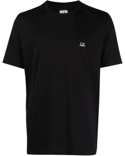 C.P. Company T-shirt Met Logoprint - Zwart
