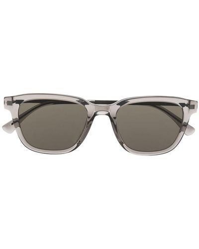 Mykita Transparent Square-frame Sunglasses - Grey