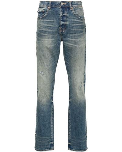 Purple Brand Jeans dritti P005 2 Year Dirty Fade - Blu