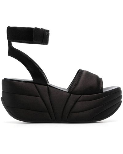 Emilio Pucci Ami Touch-strap Platform Sandals - Black