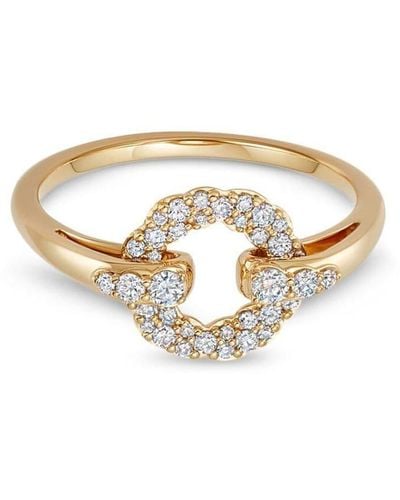 Astley Clarke 14kt Yellow Gold Asteri Diamond Ring - Metallic