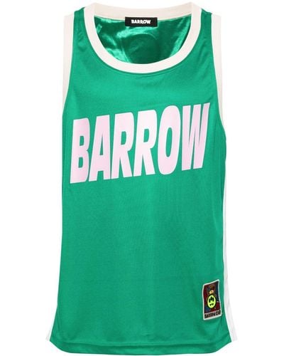 Barrow Logo-print Smiley Vest - Green