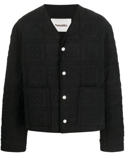 Nanushka Padded Jacket - Men's - Organic Cotton/recycled Nylon - Black