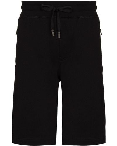Dolce & Gabbana Cotton Bermuda Shorts - Black