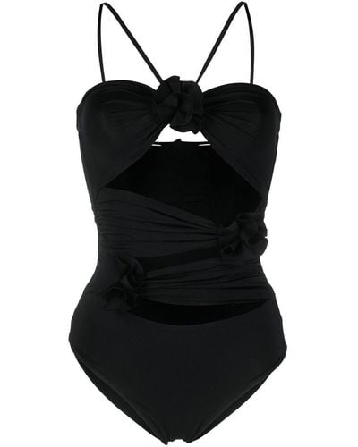 Maygel Coronel Cut-out Detail Swimsuit - Black
