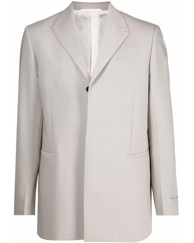 1017 ALYX 9SM X Tailored by Caruso blazer à simple boutonnage - Gris