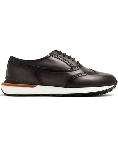Magnanni Boltisburg Leather Sneakers - Brown