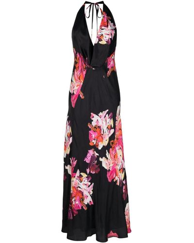 Manning Cartell Painterly Floral-print Maxi Dress - Red