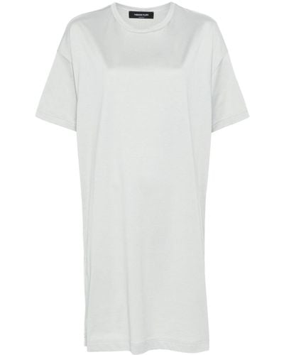 Fabiana Filippi Round-neck Short-sleeve Dress - White