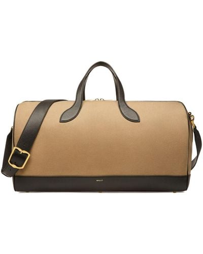 Bally Hours Two-tone Holdall - Natural