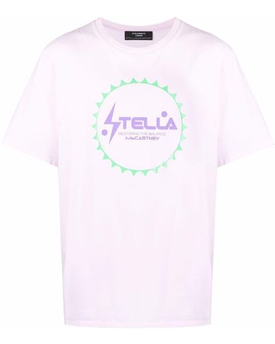 Stella McCartney ステラ・マッカートニー ロゴ Tシャツ - マルチカラー