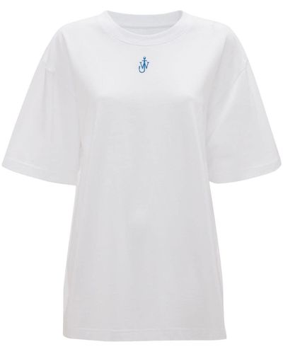 JW Anderson Fin-print T-shirt - White