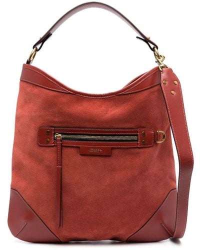 Isabel Marant Handtasche mit Finish - Rot