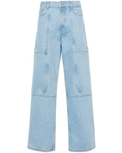 Gcds Ultrapocket Straight-Leg-Jeans - Blau