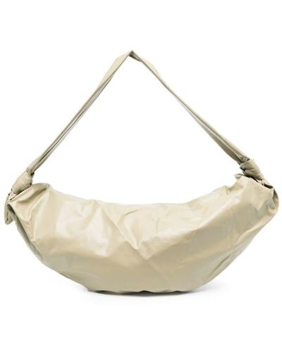 Lemaire Croissant Leather Shoulder Bag - Natural
