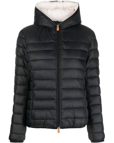 Save The Duck D39690wgiga15 Padded Hooded Jacket - Black