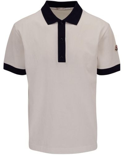 Moncler Logo-appliqué Polo Shirt - White