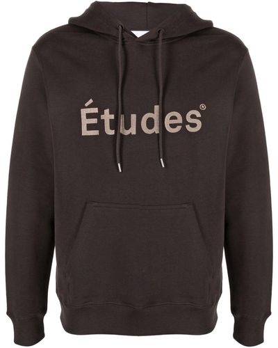 Etudes Studio Klein Études Hoodie Van Biologisch Katoen - Grijs