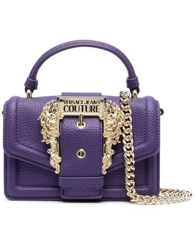 Versace Faux-leather Mini Bag - Purple