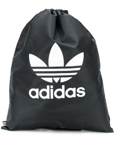 adidas Rucksack mit Logo-Print - Schwarz