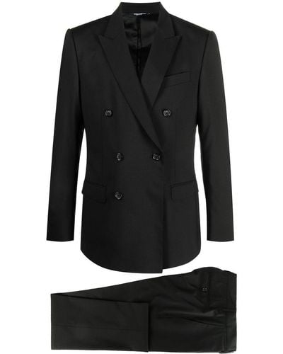Dolce & Gabbana マルティーニフィット ダブルスーツ - ブラック