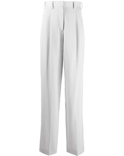 Stella McCartney Pantalon de costume à taille haute - Multicolore
