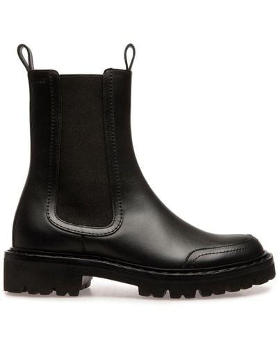 Bally Nalyna Leather Chelsea Boots - Black