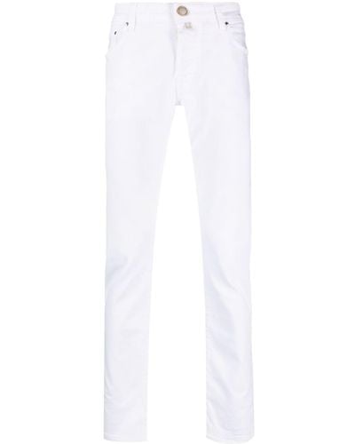 Jacob Cohen Nick Slim Fit Denim Jeans - White
