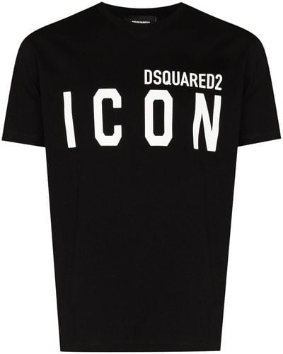 DSquared² Icon print T -Shirt - Schwarz