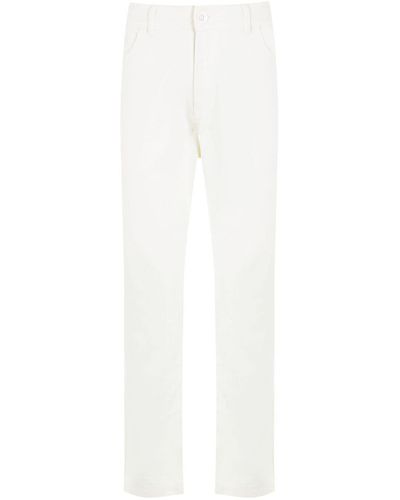 Amir Slama Straight-leg Cotton Pants - White