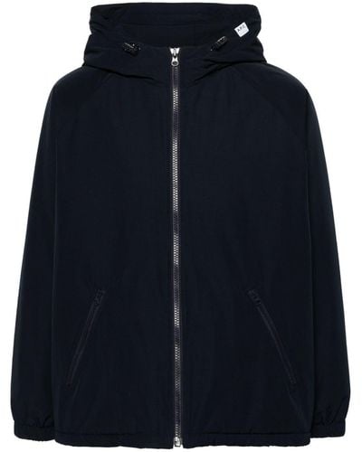 A.P.C. Zip-up Padded Parka - Blue