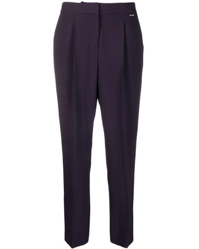 BOSS Pleated Tailored Pants - Blue