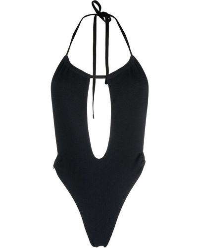 Heron Preston Carabiner Sleeveless Swimsuit - Black