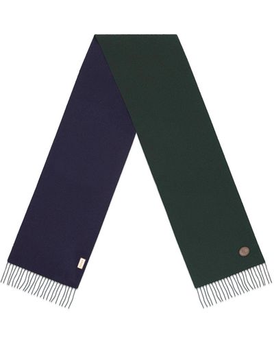 Gucci Two-tone Reversible Cashmere Scarf - Blue