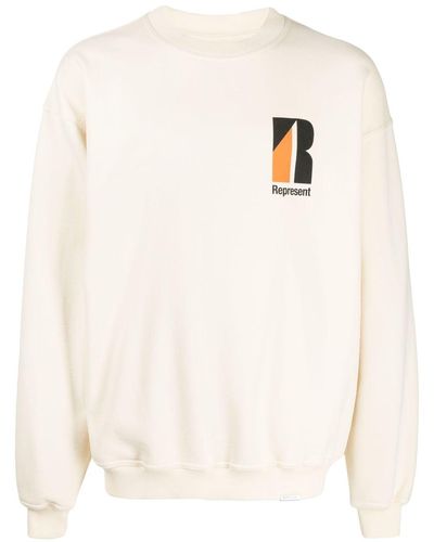 Represent Initial Assembly Sweatshirt - White