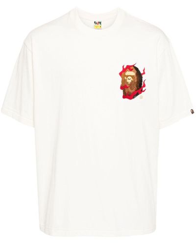 A Bathing Ape グラフィック Tシャツ - ホワイト