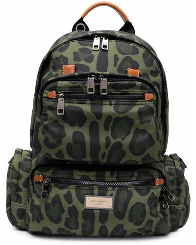 Dolce & Gabbana Leopard-print Backpack - Multicolor